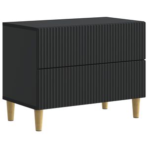 vidaXL &Scaron;alia lovos spintelė Juoda 62 x 34,5 x 48 cm Apdirbta mediena