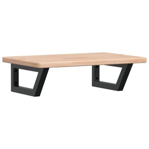 vidaXL Lentyna praustuvui, plienas ir ąžuolo medienos masyvas