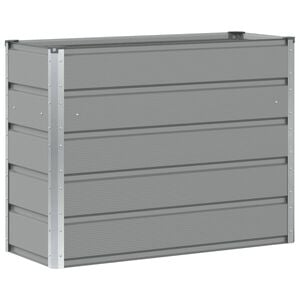 vidaXL Lovelis &Scaron;viesiai pilka 100 x 40 x 75 cm Plienas