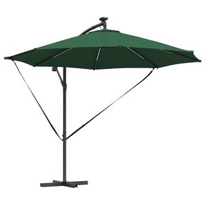 vidaXL Skėtis nuo saulės 294 x 294 x 248 cm Poliesteris ir aliuminis