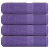 vidaXL Rank&scaron;luosčiai FROGN, 4 vnt., violetiniai, 50x100 cm, 360 g/m&sup2;