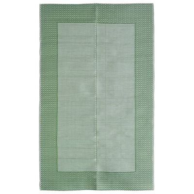 vidaXL Lauko kilimas, žalios spalvos, 140x200cm, PP