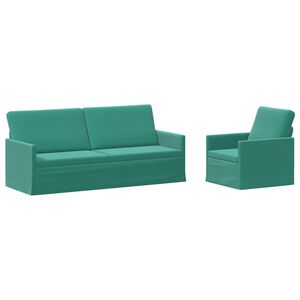 vidaXL Sofos komplektas 2 pcs Turkio Aksomas
