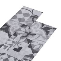 vidaXL Grindų plokštės, pilkos, PVC, 5,21m², 2mm, su raštais