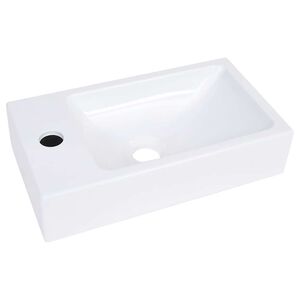 vidaXL Praustuvas, baltos spalvos, 400x220x90mm, SMC