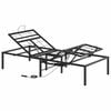 vidaXL Elektrinis reguliuojamas lovos rėmas Juoda 200 x 70 x 33,5 cm