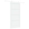 vidaXL Slankios durys 93 x 202 cm Apdirbta mediena Balta