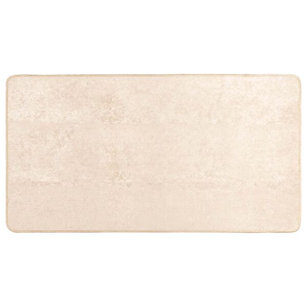 vidaXL Kilimas Spauda Kreminė 150 x 80 cm Poliesteris ir PVC