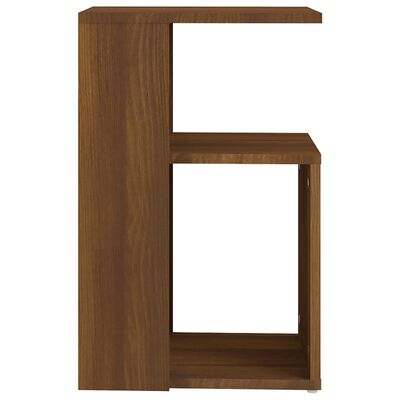 vidaXL Šoninis staliukas, rudas ąžuolo, 36x30x56cm, apdirbta mediena