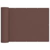 vidaXL Balkono privatumo ekranas 180 x 500 cm Audinys su PU danga Ruda
