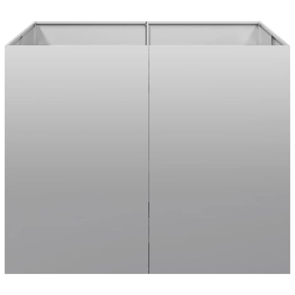 vidaXL Lovelis, 100x100x80cm, galvanizuotas plienas