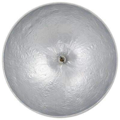 vidaXL Pakabinamas šviestuvas, balta ir sidabro, 50cm skersmens, E27