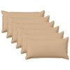 vidaXL Pagalvėlės užvalkalas 6 pcs HOUTEN Kreminė 40 x 80 cm