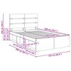 vidaXL Lovos rėmas Meistrų ąžuolas 120 x 200 cm Kietos pu&scaron;ies mediena