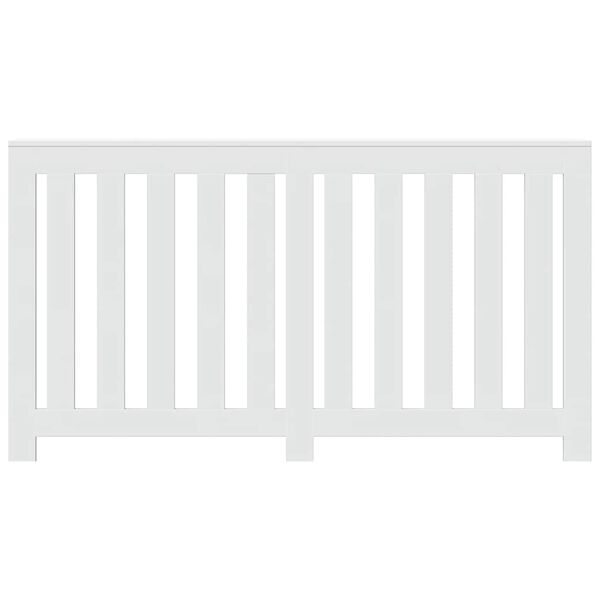 vidaXL Radiatoriaus uždangalas, baltas, 149x20x82cm, apdirbta mediena