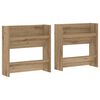 vidaXL Batu skrynia 2 vnt. 60 x 18 x 60 cm Apdirbta mediena