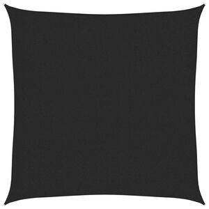 vidaXL Uždanga nuo saulės, juodos spalvos, 2x2m, HDPE, 160g/m&sup2;