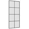 vidaXL Stumdomos durys su įrangos rinkiniu, 90x205cm, ESG ir aliuminis
