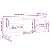 vidaXL Televizoriaus spintelė Senovinis medis 102 x 35 x 36,5 cm