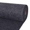 vidaXL Kilimas Antracito 1,2 x 15 m Poliesteris