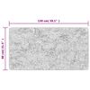 vidaXL Kilimas, pilkos spalvos, 80x150cm, skalbiamas