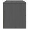 vidaXL Sieninės naktinės spintelės, 2vnt., pilkos, 50x36x40cm