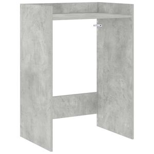 vidaXL Skalbimo ma&scaron;inos spintelė Betono pilka 67,5 x 48 x 97 cm