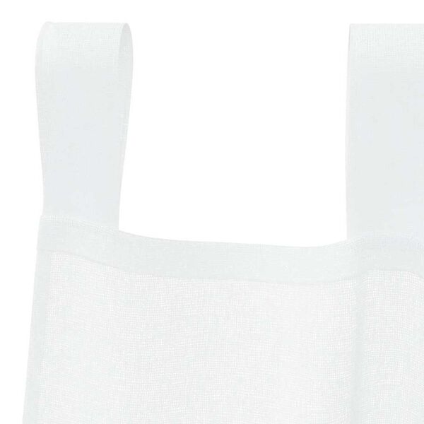 vidaXL Voile Užuolaida 2 pcs Balta 260 x 140 cm Poliesteris