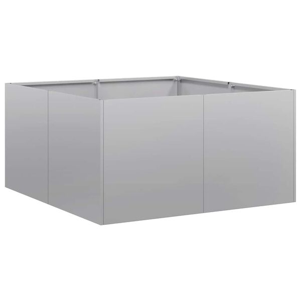 vidaXL Lovelis, 80x80x40cm, galvanizuotas plienas