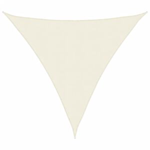 vidaXL Tentas nuo saulės, oksf. aud., trikampis, 3,6x3,6x3,6m, kreminė