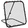 vidaXL Futbolo kamuolio at&scaron;okimo sienelė, juoda, 84x73x60&ndash;80cm