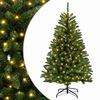 vidaXL Dirbtinė Sulankstoma Kalėdų Eglutė 120 cm 150 LED &Scaron;ilta balta