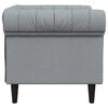 vidaXL Sofa &Scaron;viesiai pilka 78,5 x 74,5 x 74,5 cm Poliesteris