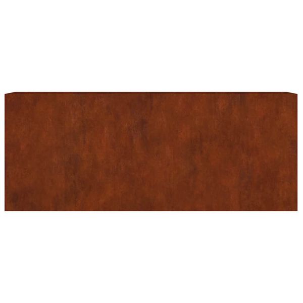 vidaXL Auk&scaron;tas sodo lovelis, 200x40x80cm, Corten plienas