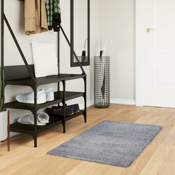 vidaXL Shaggy kilimas PAMPLONA, mėlynas, 60x110cm, aukšti šereliai