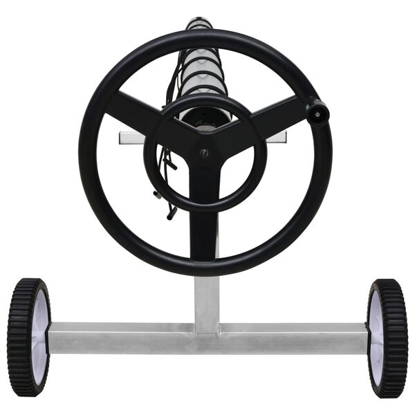 vidaXL Baseino uždangalo susukimo volas su plieniniu pagrindu