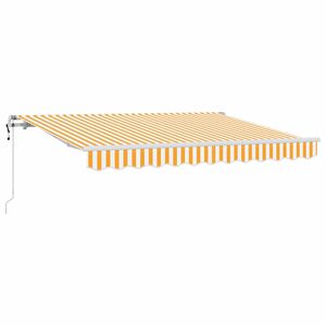vidaXL I&scaron;traukiama markizė Geltona 250 x 200 cm audinys