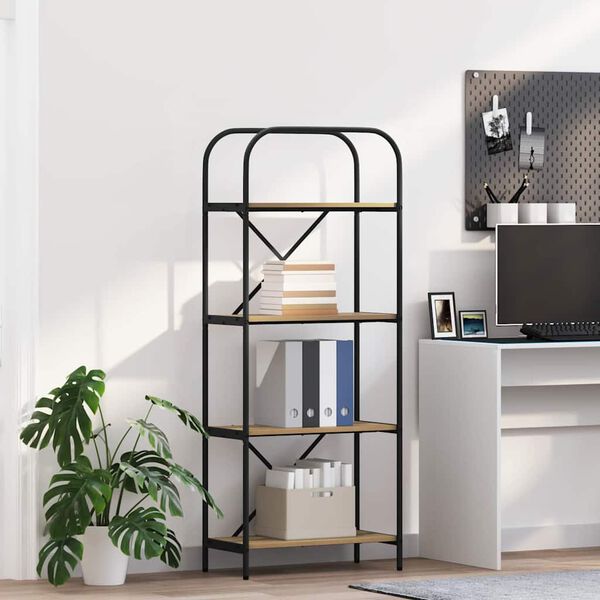 vidaXL Knygų lentyna Amatininkų ąžuolas 60 x 30 x 146 cm