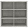 vidaXL Spintelės batams, 2vnt., betono pilkos spalvos, 52,5x30x50cm