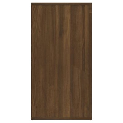 vidaXL Šoninė spintelė, rudos ąžuolo spalvos, 120x36x69cm, mediena