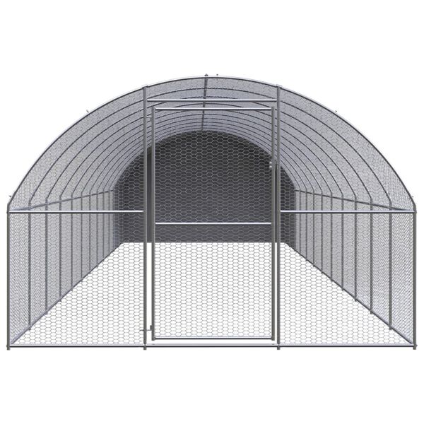 vidaXL Lauko narvas viščiukams, 3x12x2m, galvanizuotas plienas