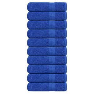 vidaXL Rank&scaron;luosčiai, FROGN, 10 vnt., mėlyni, 50x100 cm, 360 g/m&sup2;