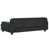 vidaXL Vaiki&scaron;ka sofa, juodos spalvos, 90x53x30cm, dirbtinė oda