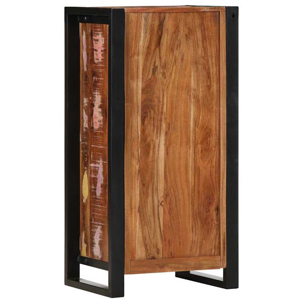 vidaXL Spintelė prie lovos 40x30x80 cm Regeneruota medžio masyvo