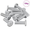 vidaXL Varžtas 1593 vnt. Sidabro 8 x 25 mm Plienas