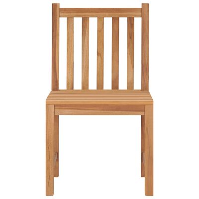 vidaXL Sodo kėdės, 8vnt., tikmedžio medienos masyvas