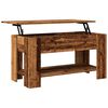 vidaXL kavos staliukas Old Wood 101x49x52 cm Engineered Wood