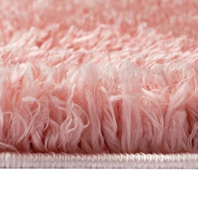 vidaXL Shaggy tipo kilimėlis, rožinis, 160x230cm, 50mm