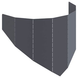 vidaXL Vejo kra&scaron;tas 100 x 45 cm Plienas Antracito