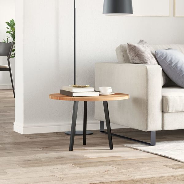 vidaXL Stalvir&scaron;is, &Oslash;60x2cm, akacijos medienos masyvas, apskritas